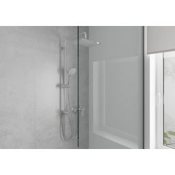 Hansgrohe Vernis Shape zestaw prysznicowy ścienny z deszczownicą chrom 26282000