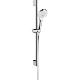 Hansgrohe Crometta EcoSmart zestaw prysznicowy ścienny biały/chrom 26535400
