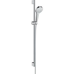 Hansgrohe Croma Select S EcoSmart zestaw prysznicowy ścienny biały/chrom 26571400