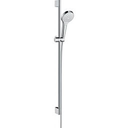 Hansgrohe Croma Select S EcoSmart zestaw prysznicowy ścienny biały/chrom 26573400