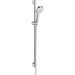Hansgrohe Croma Select S EcoSmart zestaw prysznicowy ścienny biały/chrom 26575400