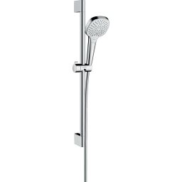 Hansgrohe Croma Select E zestaw prysznicowy ścienny biały/chrom 26580400