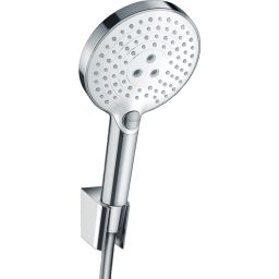 Hansgrohe Raindance Select S zestaw prysznicowy ścienny biały/chrom 26721400
