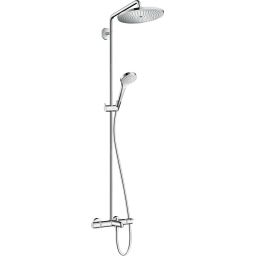 Hansgrohe Croma Select S Showerpipe zestaw prysznicowy ścienny termostatyczny chrom 26792000