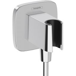 Hansgrohe FixFit Q przyłącze kątowe z uchwytem prysznicowym chrom 26887000