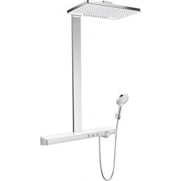 Hansgrohe Rainmaker Select Showerpipe zestaw prysznicowy ścienny termostatyczny biały/chrom 27109400