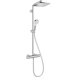 Hansgrohe Crometta E Showerpipe zestaw prysznicowy ścienny termostatyczny chrom 27271000