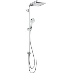 Outlet - Hansgrohe Crometta E Showerpipe EcoSmart zestaw prysznicowy ścienny chrom 27289000