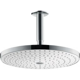 Hansgrohe Raindance Select S deszczownica 30 cm z ramieniem sufitowym biały/chrom 27337400