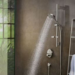 Hansgrohe Raindance Select S PowderRain zestaw prysznicowy z drążkiem 120 3jet P chrom 27654000