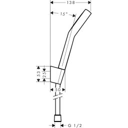 Hansgrohe Activera Select S zestaw prysznicowy ścienny chrom 28052000
