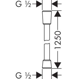 Hansgrohe Isiflex wąż prysznicowy 125 cm chrom 28272000