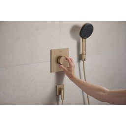 Hansgrohe Porter Fine uchwyt prysznicowy brąz szczotkowany 28885140