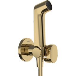 Hansgrohe Bidette bateria bidetowa z zestawem prysznicowym podtynkowa złoty optyczny polerowany 29232990