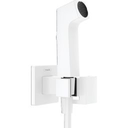 Hansgrohe Bidette bateria bidetowa z zestawem prysznicowym podtynkowa biały mat 29233700