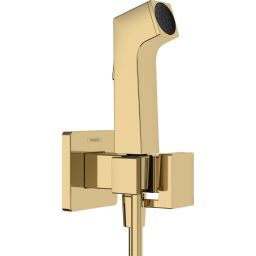 Hansgrohe Bidette bateria bidetowa z zestawem prysznicowym podtynkowa złoty optyczny polerowany 29233990