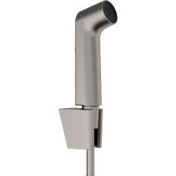 Hansgrohe Bidette zestaw słuchawki bidetowej ścienny czarny chrom szczotkowany 29238340