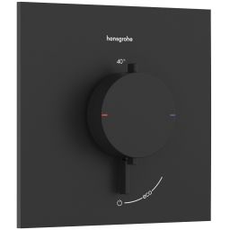 Hansgrohe Ecostat Comfort E bateria prysznicowa podtynkowa termostatyczna czarna 33710670