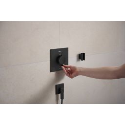 Hansgrohe Ecostat Comfort E bateria prysznicowa podtynkowa termostatyczna czarna 33710670
