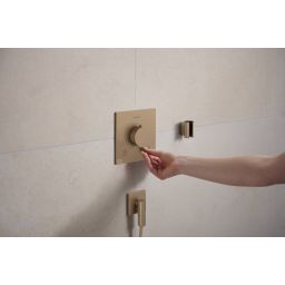 Hansgrohe Ecostat Comfort E bateria wannowo-prysznicowa podtynkowa termostatyczna brąz szczotkowany 33711140
