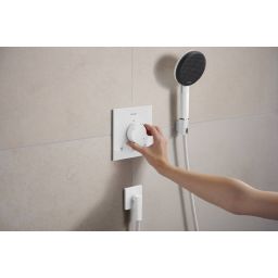 Hansgrohe Ecostat Comfort E bateria wannowo-prysznicowa podtynkowa termostatyczna biała 33711700