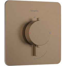 Hansgrohe Ecostat Comfort Q bateria prysznicowa podtynkowa termostatyczna brąz szczotkowany 33712140