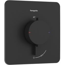 Hansgrohe Ecostat Comfort Q bateria prysznicowa podtynkowa termostatyczna czarna 33712670