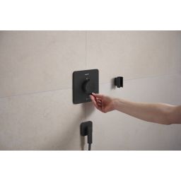 Hansgrohe Ecostat Comfort Q bateria prysznicowa podtynkowa termostatyczna czarna 33712670