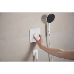 Hansgrohe Ecostat Comfort Q bateria prysznicowa podtynkowa termostatyczna biała 33712700