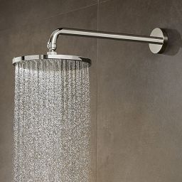 Hansgrohe Raindance S PowderRain deszczownica 24 cm okrągła 240 1jet P z ramieniem ściennym chrom 27607000