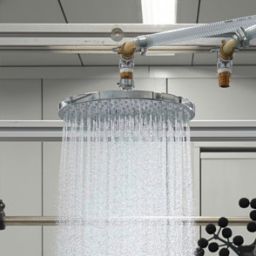 Hansgrohe Raindance S PowderGain deszczownica 24 cm okrągła 240 1jet P z ramieniem sufitowym chrom 27620000