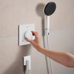 Hansgrohe Raindance Alive Select S EcoSmart zestaw prysznicowy ścienny biały 24611700