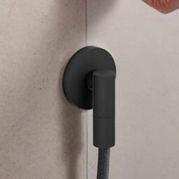 Hansgrohe FixFit Fine S przyłącze kątowe czarny 28882670