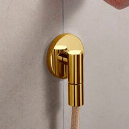 Hansgrohe FixFit Fine S przyłącze kątowe złoty optyczny polerowany 28882990