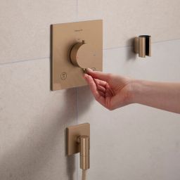 Hansgrohe Porter Fine uchwyt prysznicowy brąz szczotkowany 28885140