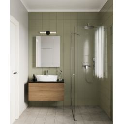 Hagser Elena umywalka 57x41 cm nablatowa owalna biała HGR10000041