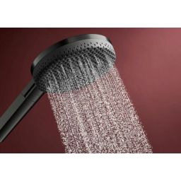 Hansgrohe Raindance Alive Select S zestaw prysznicowy ścienny czarny chrom szczotkowany 24600340