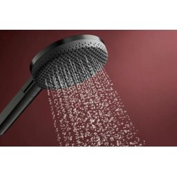 Hansgrohe Raindance Alive Select S zestaw prysznicowy ścienny Czarny Chrom Szczotkowany 24611340