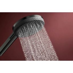 Hansgrohe Raindance Alive Select S zestaw prysznicowy ścienny Czarny Chrom Szczotkowany 24611340