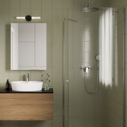 Hagser Gisa kabina prysznicowa 80x80 cm kwadratowa chrom/szkło przezroczyste HGR10000020