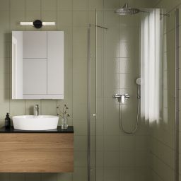 Hagser Gisa kabina prysznicowa 90x100 cm prostokątna chrom/szkło przezroczyste HGR40000020