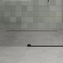 Hagser Iris Slim odpływ prysznicowy liniowy 80 cm ruszt odwracalny czarny mat HGR18000030