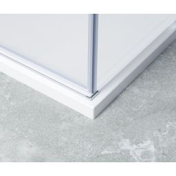 Hagser Amelia kabina prysznicowa 90x90 cm kwadratowa chrom/szkło przezroczyste HGR13000020