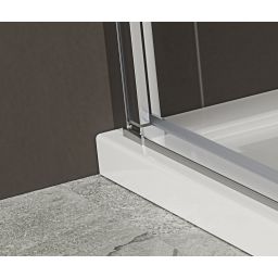 Hagser Amelia kabina prysznicowa 90x90 cm kwadratowa chrom/szkło przezroczyste HGR13000020