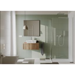 Hagser Amelia kabina prysznicowa 90x90 cm kwadratowa chrom/szkło przezroczyste HGR13000020