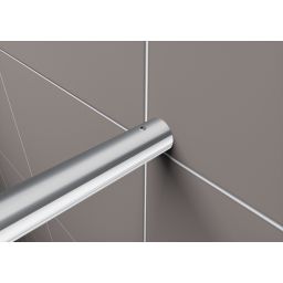 Hagser Bertina Walk-In ścianka prysznicowa 120 cm chrom/szkło przezroczyste HGR17000022