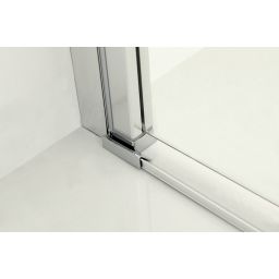 Hagser Gabi drzwi prysznicowe 80 cm jednoczęściowe uchylne chrom błyszczący/szkło przezroczyste HGR11000021