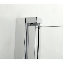 Hagser Gabi drzwi prysznicowe 80 cm jednoczęściowe uchylne chrom błyszczący/szkło przezroczyste HGR11000021