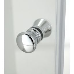 Hagser Gabi drzwi prysznicowe 90 cm jednoczęściowe uchylne chrom błyszczący/szkło przezroczyste HGR12000021