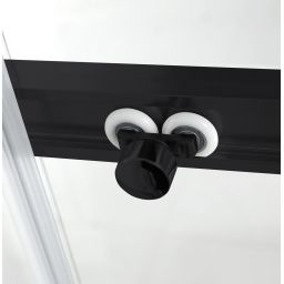 Hagser Frida kabina prysznicowa 80x120 cm prostokątna czarny mat/szkło przezroczyste HGR18000020